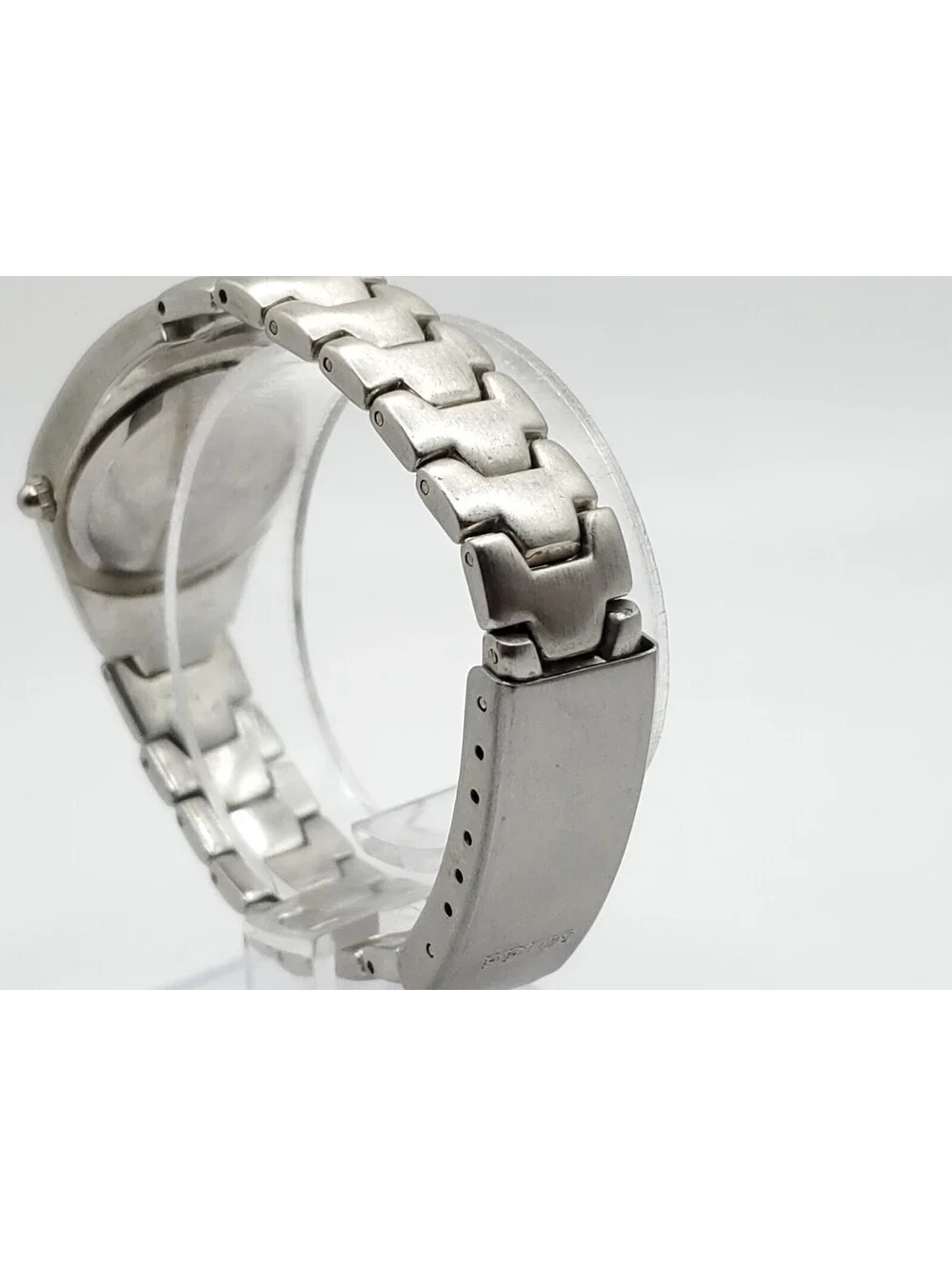 Mudd Heart Shape Dial Quartz Watch New Battery Silver Tone 24mm